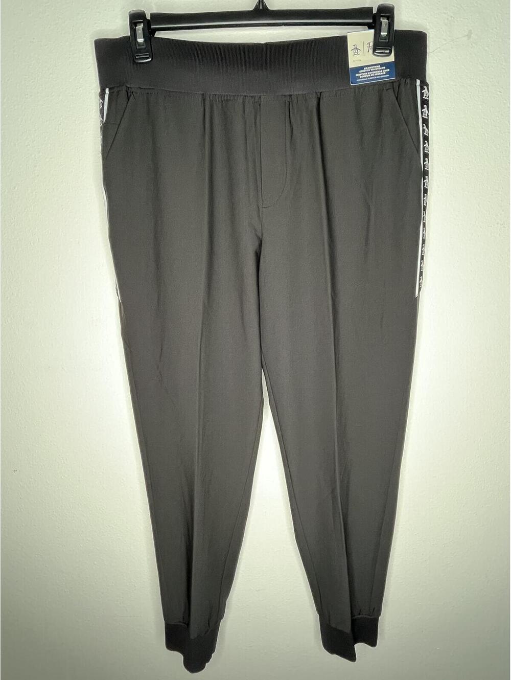NWT Original Penguin Men's Black/Performance Pants Size XL